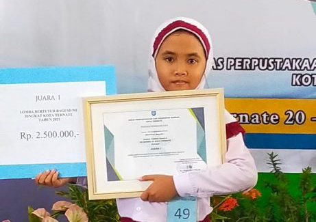 Baca Ditempat , Literasi, Ternate, Dispersip Ternate, Perpusda Ternate, Lomba Literasi